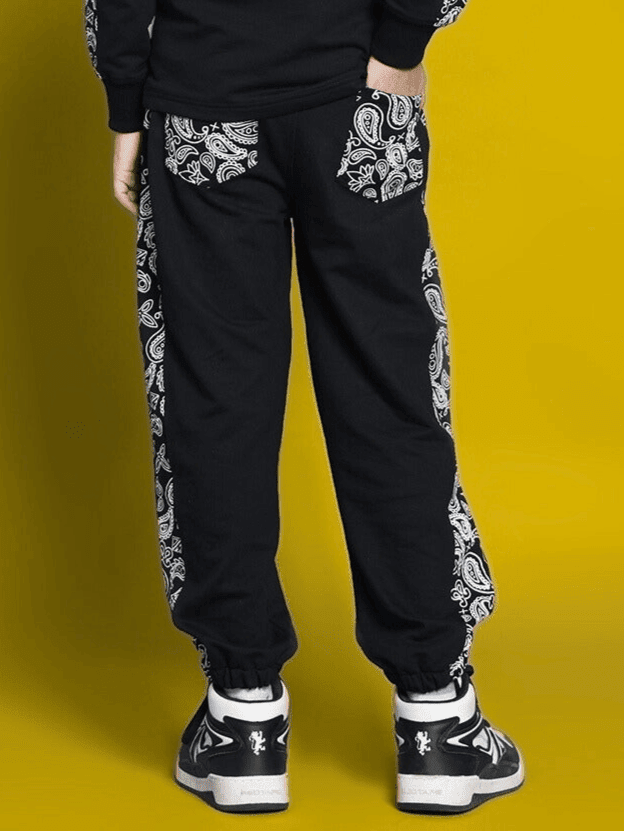MASHA JOGGERS FOR BOYS GIRLS BLACK - KIDS JOGGER