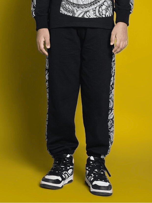 MASHA JOGGERS FOR BOYS GIRLS BLACK - KIDS JOGGER