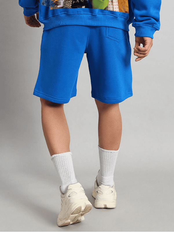 Muppet Duds Fleece Shorts in Blue - SHORTS