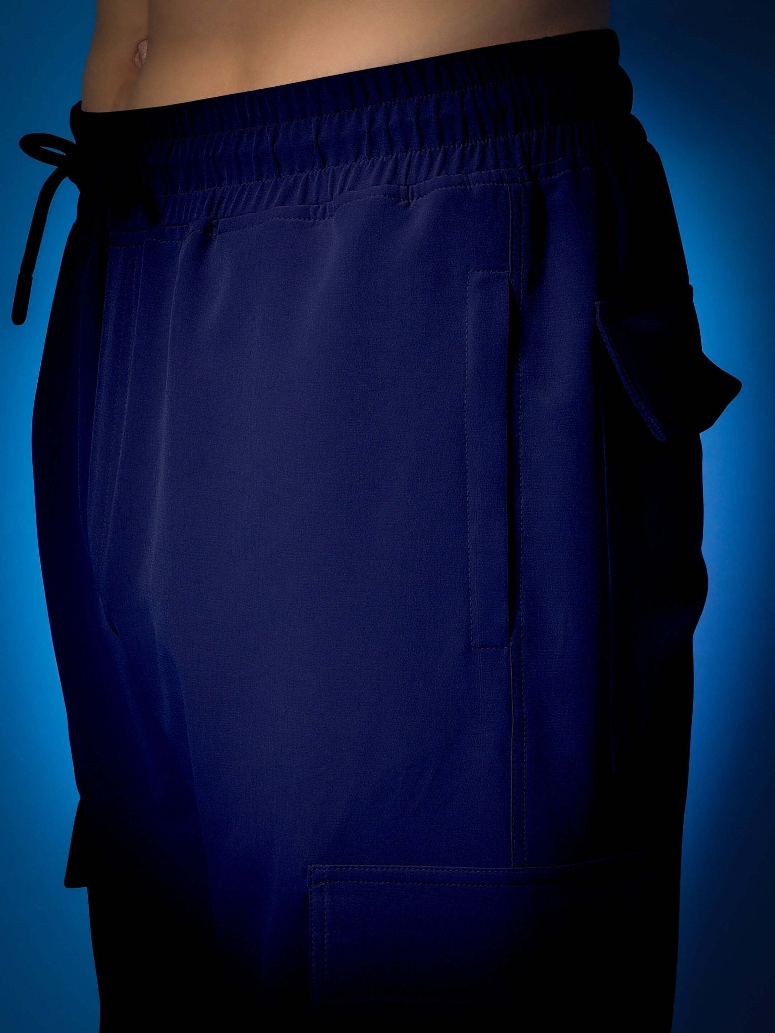 MYRIAD RELAXED FIT CARGO PANTS NAVY BLUE - CARGO