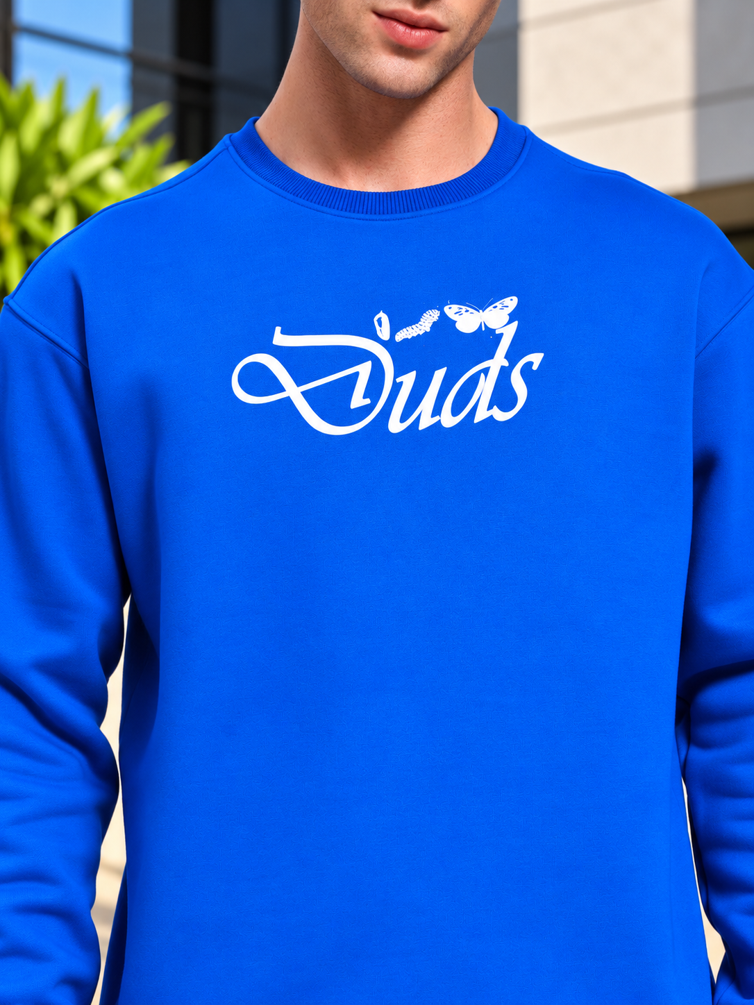NATURE LINK FLEECE CO-ORD SET ROYAL BLUE