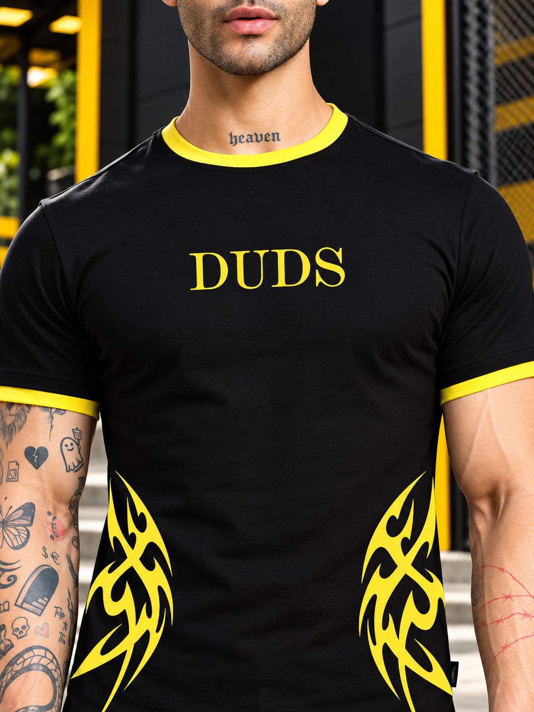 NIMO REGULAR FIT T-SHIRT BLACK - Wearduds, view 5