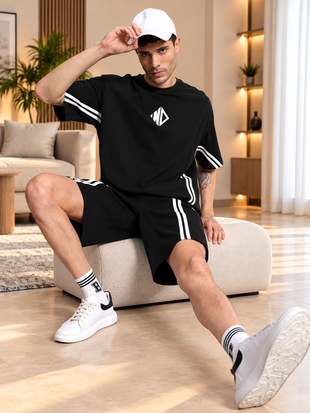 OUTLOOK REGULAR FIT SHORTS BLACK - Wearduds, view 6
