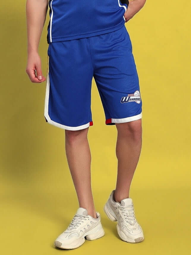 Portia Regular Fit Shorts Royal Blue for comfort and style, ideal for workouts or casual wear, featuring breathable fabric.