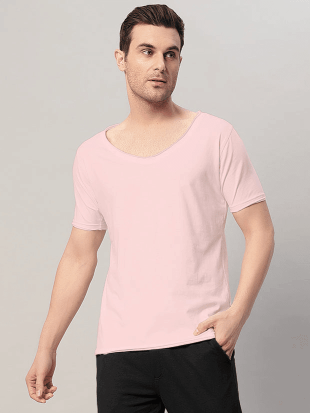 RICKY REGULAR FIT T - SHIRT BABY PINK - T-shirt