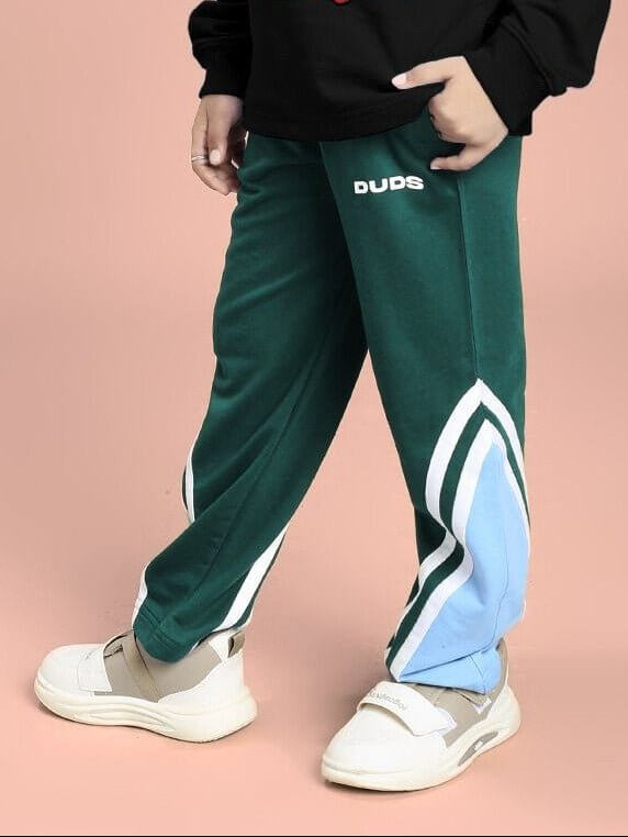 RIO ONE RELAXED FIT JOGGER FOR BOYS AND GIRLS TEAL GREEN - KIDS JOGGER