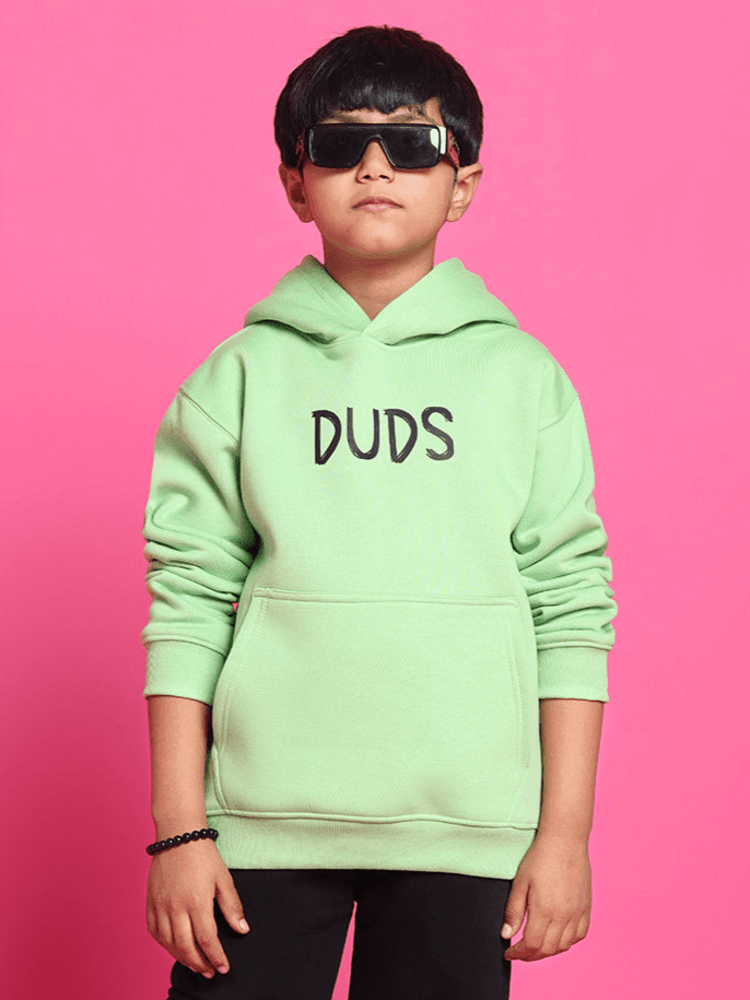 ROOAR OVERSIZED HOODIE BOYS GIRLS NEON GREEN - KIDS HOODIE