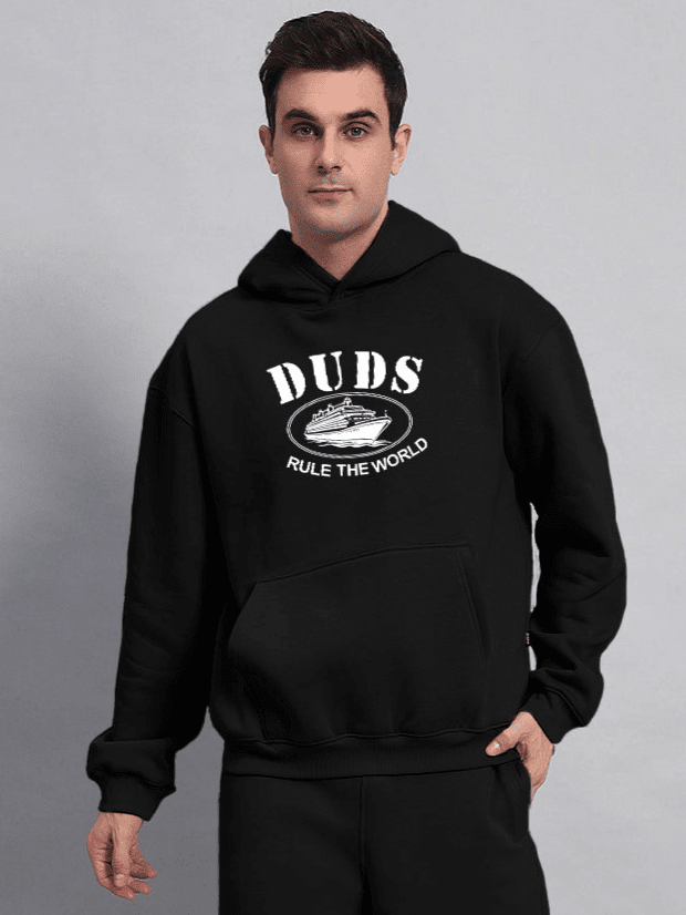 RULE THE WORLD OVERSIZED HOODIE BLACK - Hoodie