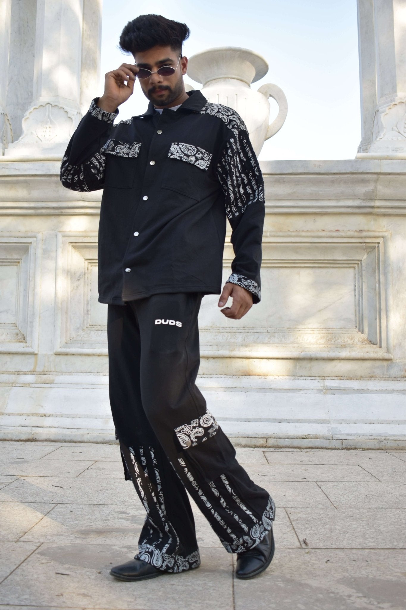 SANGANERI THE GREAT SHIRT BLACK - JACKET