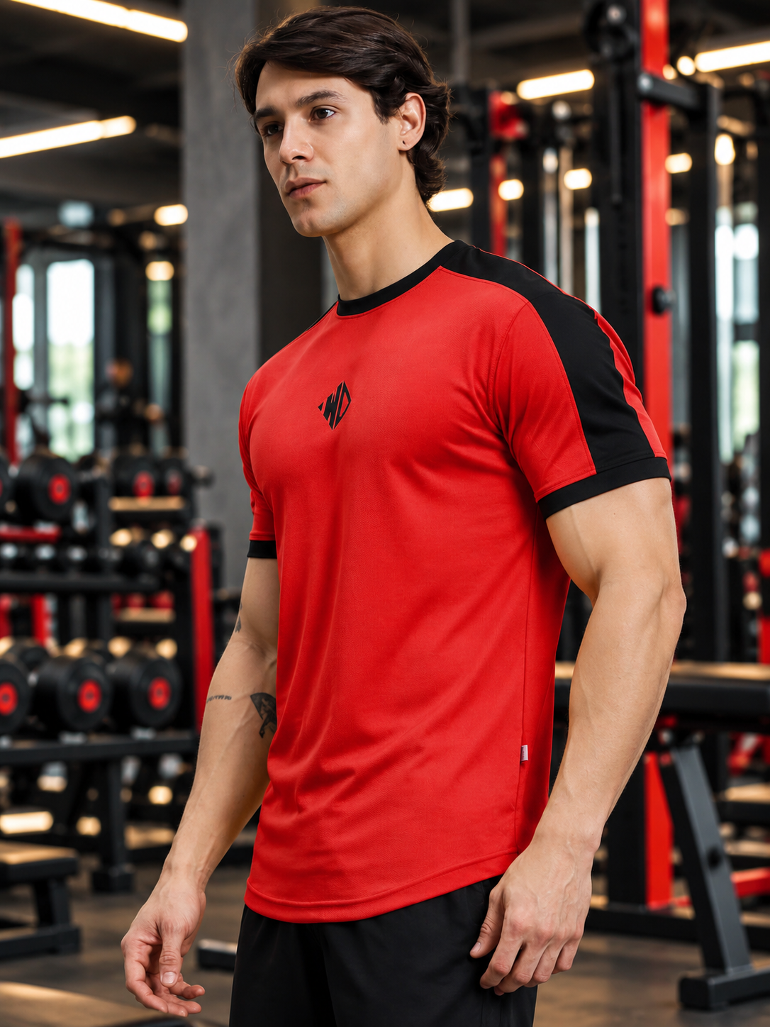 SHERPA REGULAR FIT T-SHIRT RED - Wearduds, view 4