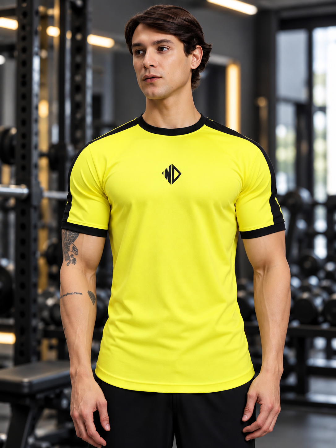 SHERPA REGULAR FIT T-SHIRT YELLOW