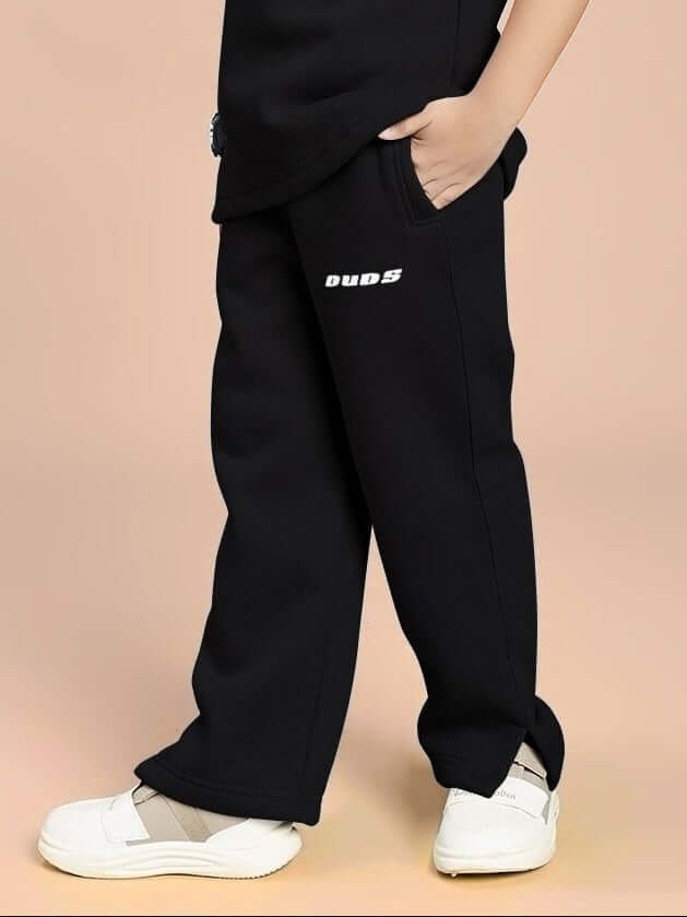 SKODA FLEECE JOGGER FOR BOYS AND GIRLS BLACK - KIDS JOGGER
