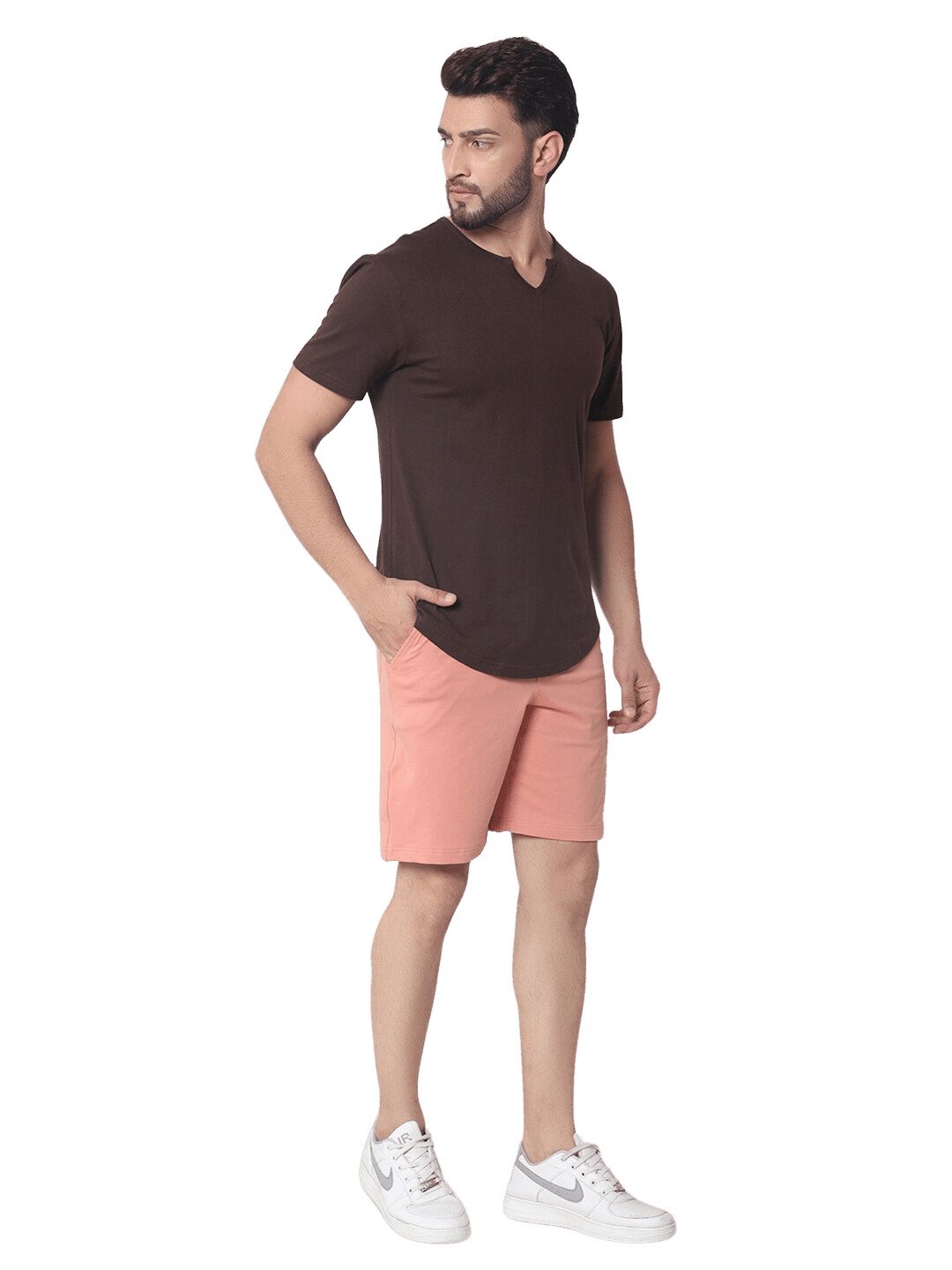 VIKING REGULAR FIT T - SHIRT BROWN - T-shirt
