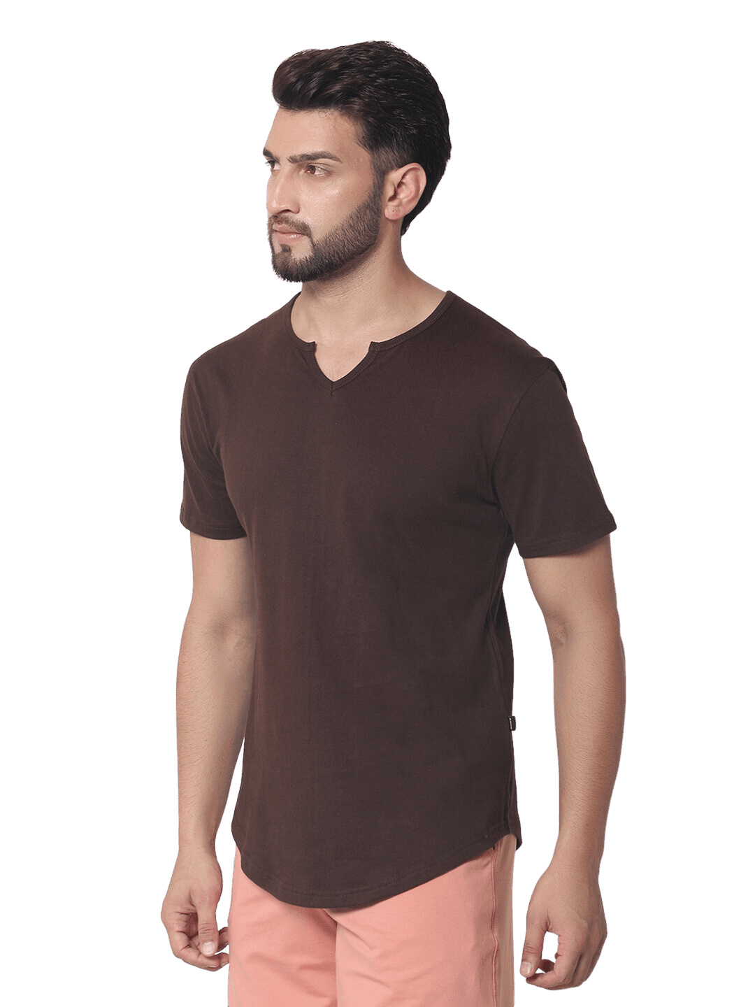 VIKING REGULAR FIT T - SHIRT BROWN - T-shirt