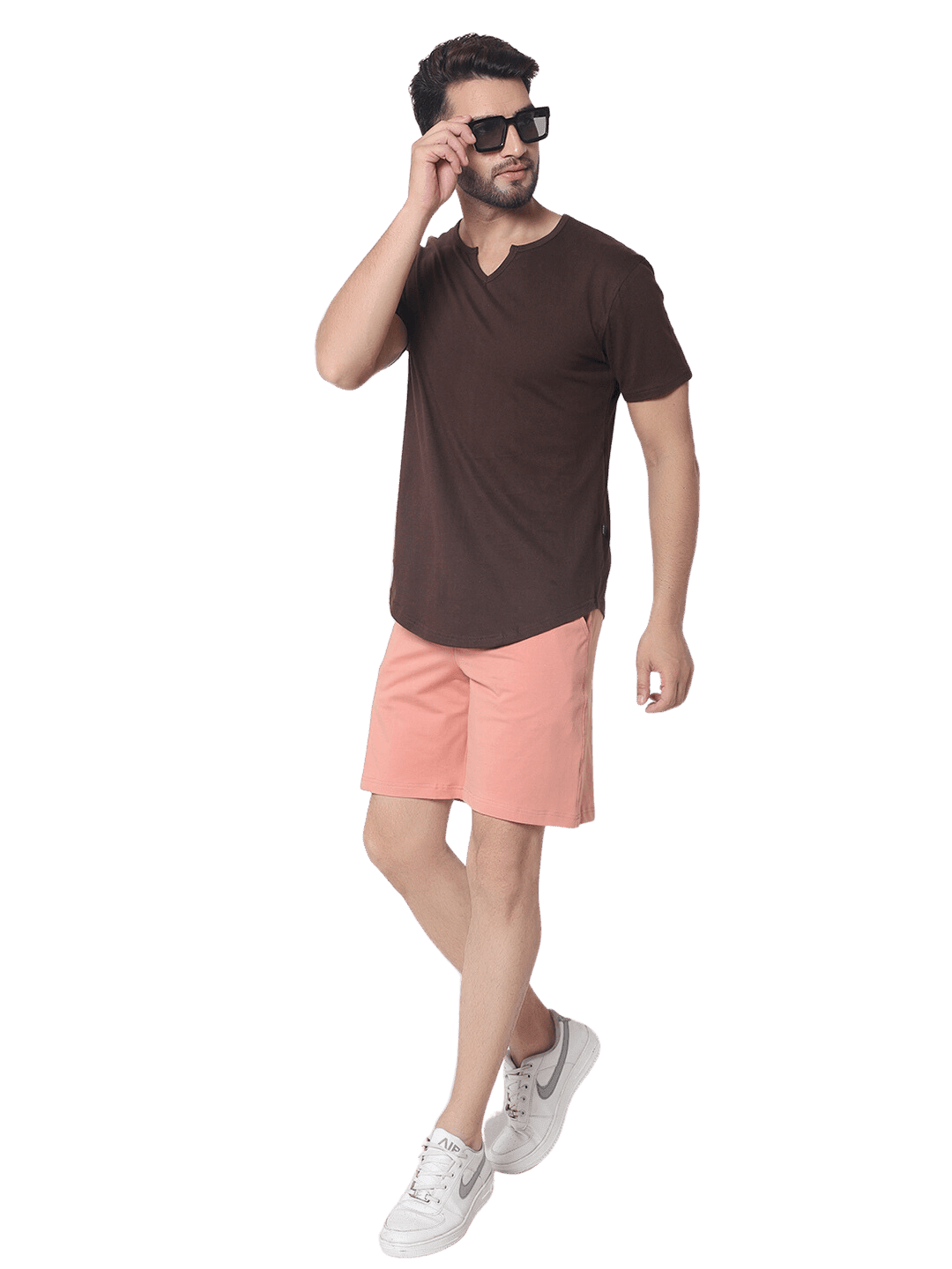 VIKING REGULAR FIT T - SHIRT BROWN - T-shirt