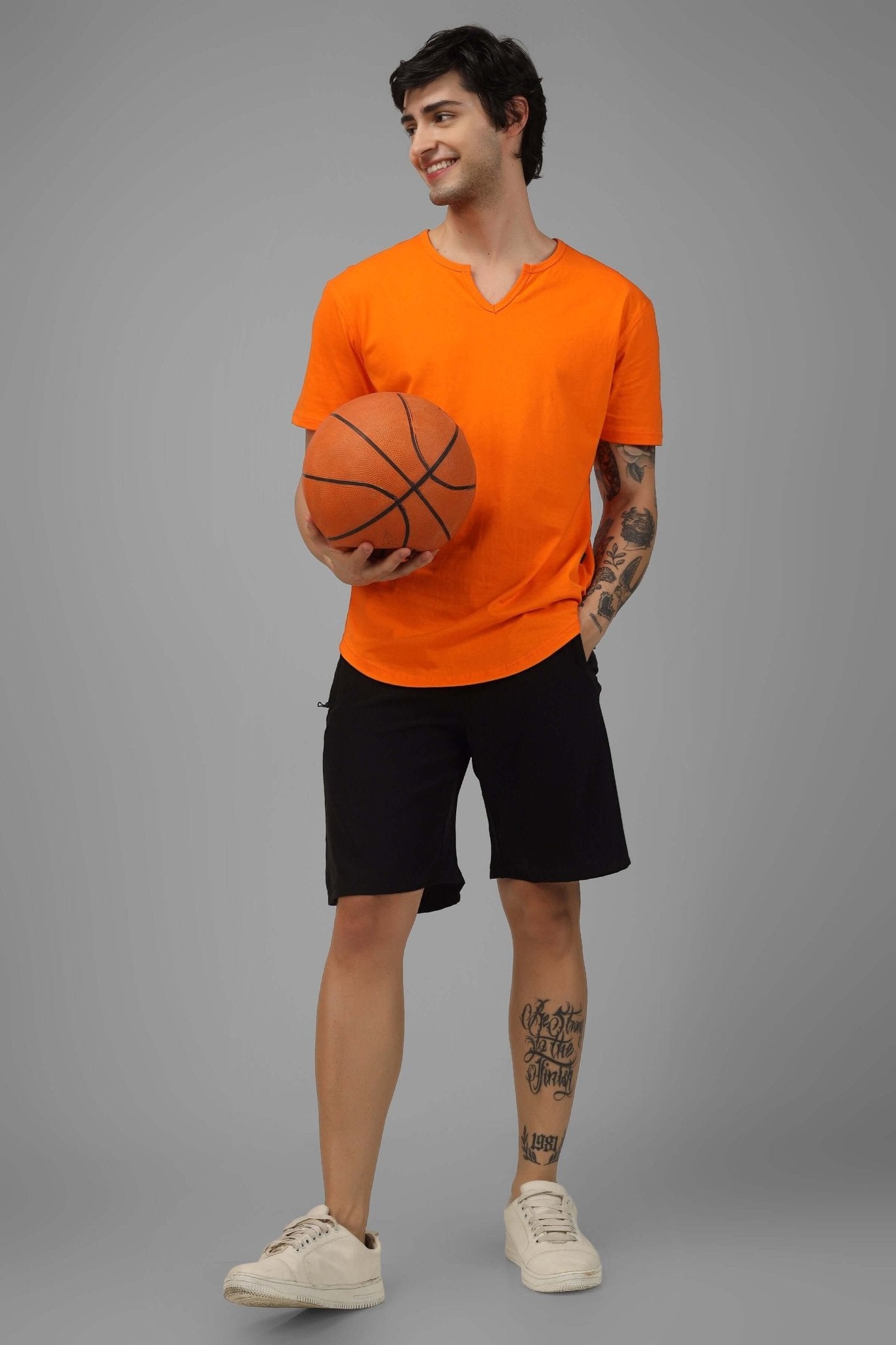VIKING REGULAR FIT T - SHIRT ORANGE - T-shirt