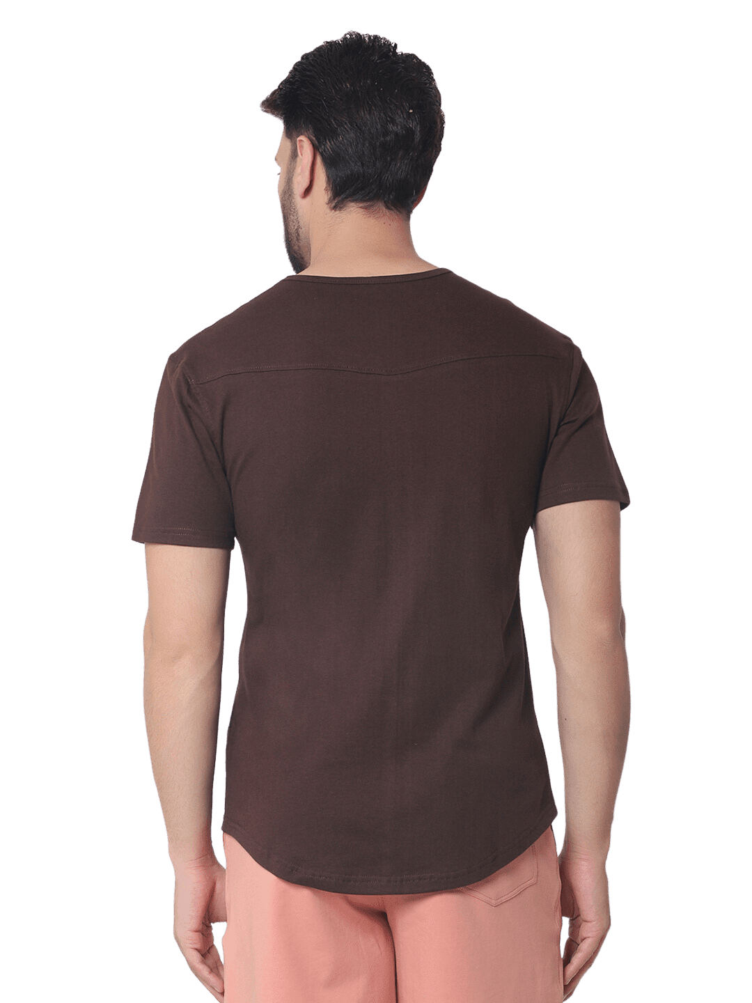 VIKING REGULAR FIT T - SHIRT BROWN - T-shirt