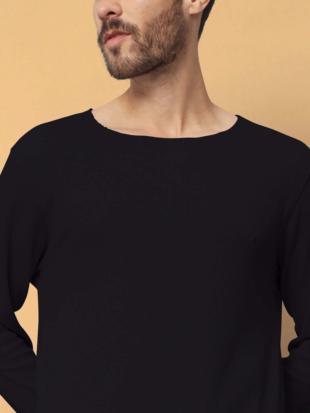 Black VOGUE oversized co-ord set with unisex relaxed fit, featuring premium 100% cotton fabric.
