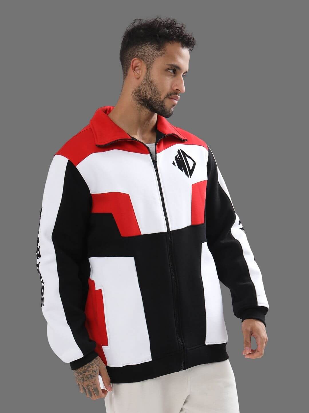 WD Colorblock Jacket (Red) - Wearduds