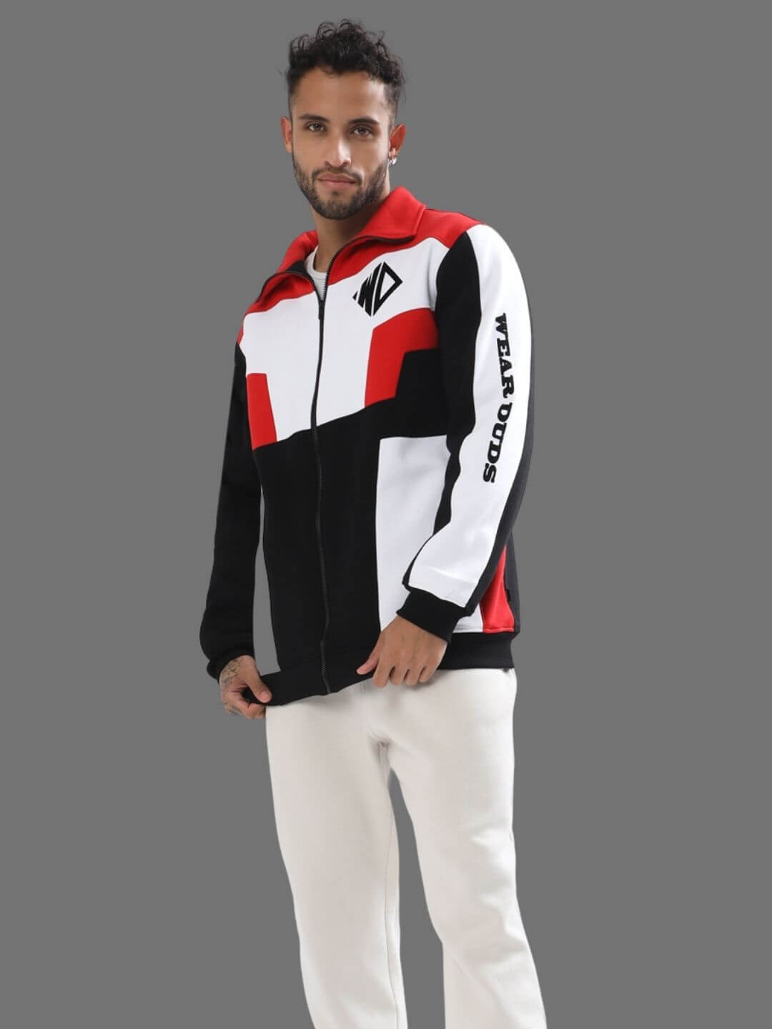 WD Colorblock Jacket (Red) - Wearduds