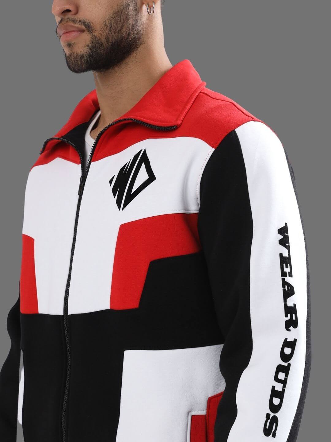WD Colorblock Jacket (Red) - Wearduds