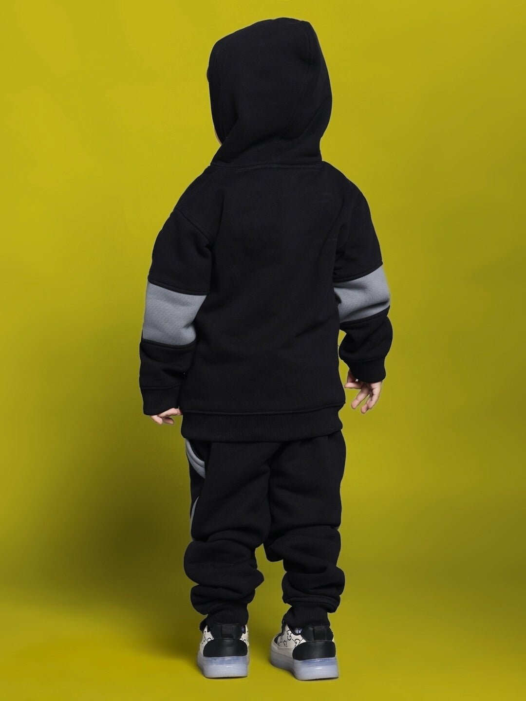 WD GORBCORE FLEECE CO - ORD FOR BOYS GIRLS BLACK GREY - KIDS CO - ORD SET