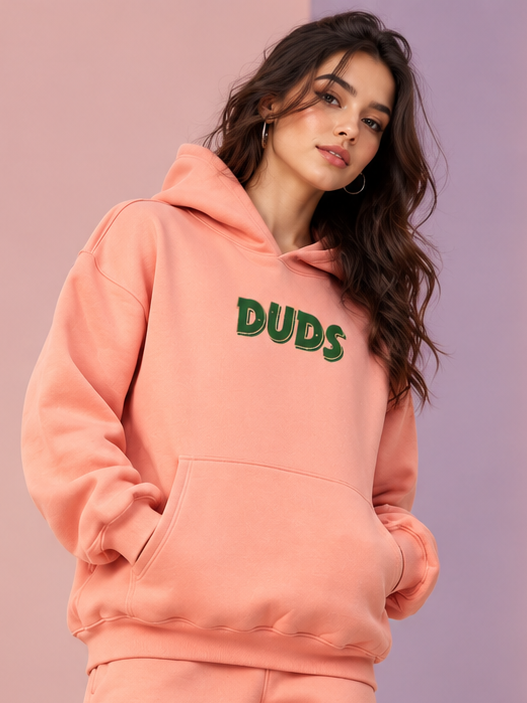 WOMEN JUDY NICK ZOOTOPIA FLEECE HOODIE PEACH