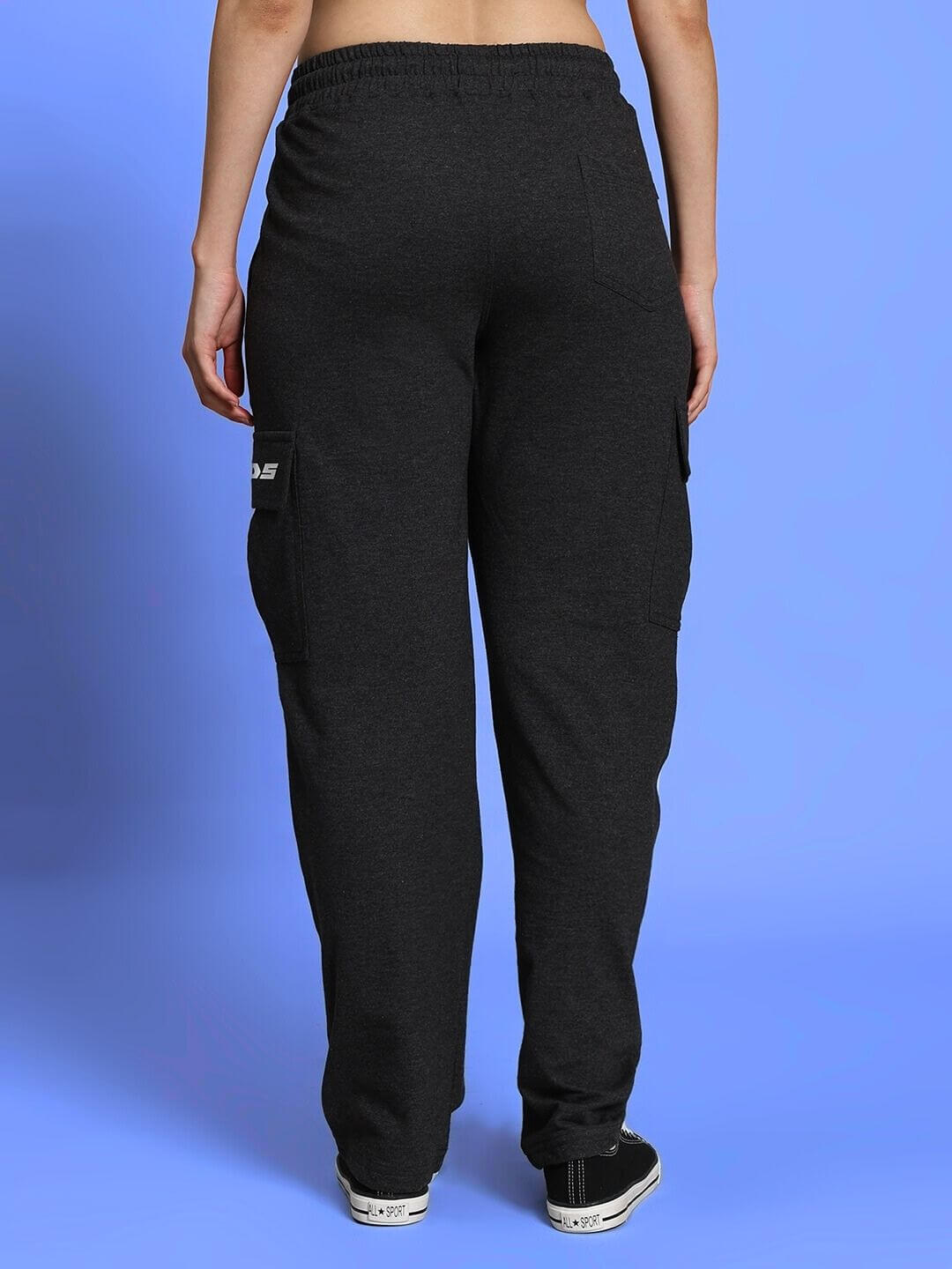 Back view of Women's Aleena Co-ord Set in black, featuring premium fabric and a comfortable fit.