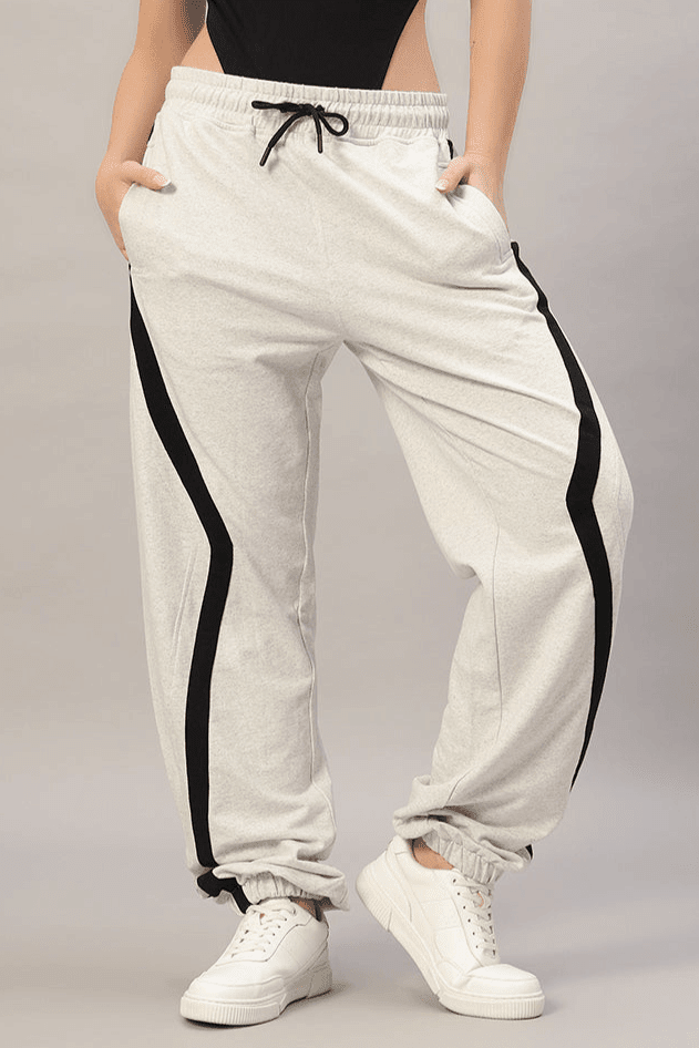 WOMEN DUDS FRAME JOGGERS MELANGE GREY - JOGGER