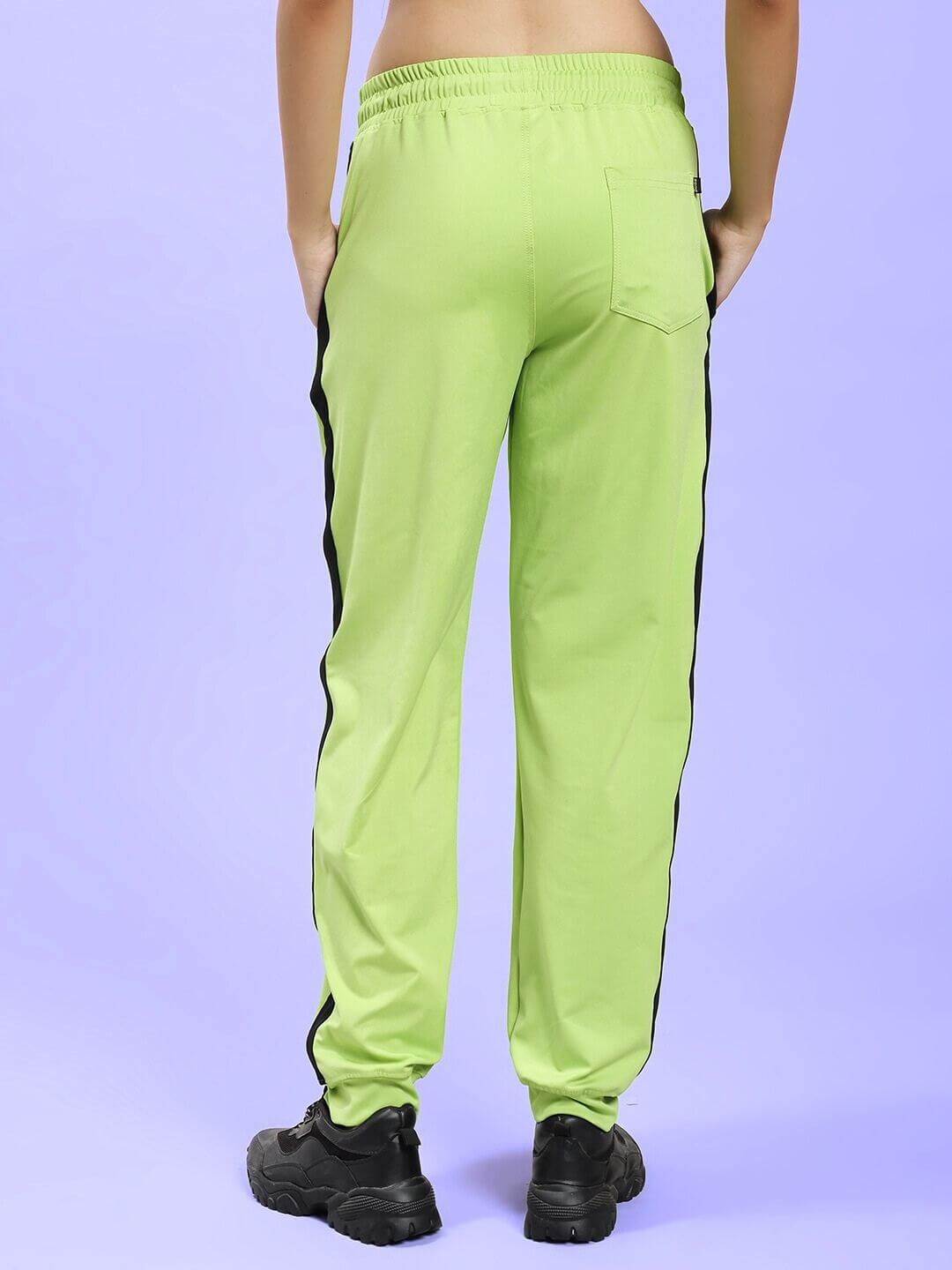 WOMEN HIGH PERFORMANCE RELAXED FIT JOGGER NEON GREEN - JOGGER