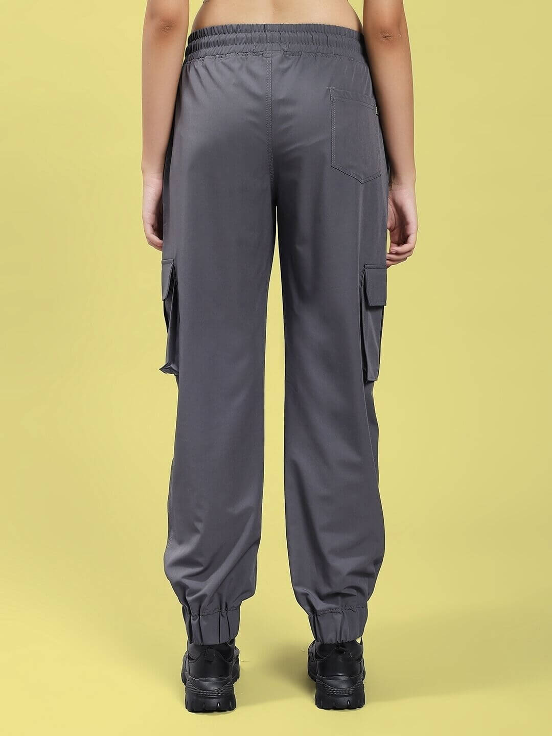 WOMEN JACK RELAXED FIT MULTI POCKET CARGO DARK GREY - CARGO