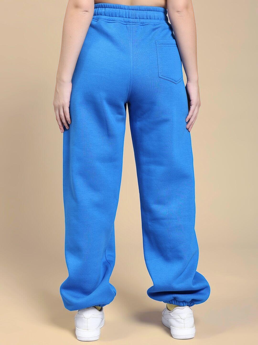 WOMEN NATURE LINK FLEECE JOGGER ROYAL BLUE - JOGGER