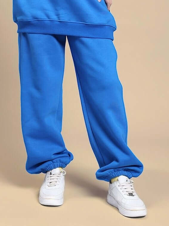 WOMEN NATURE LINK FLEECE JOGGER ROYAL BLUE - JOGGER