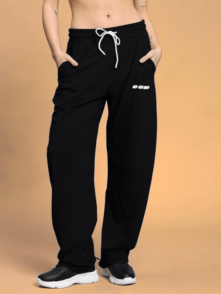 WOMEN'S VANILLA RELAXED - FIT JOGGERS BLACK - JOGGER