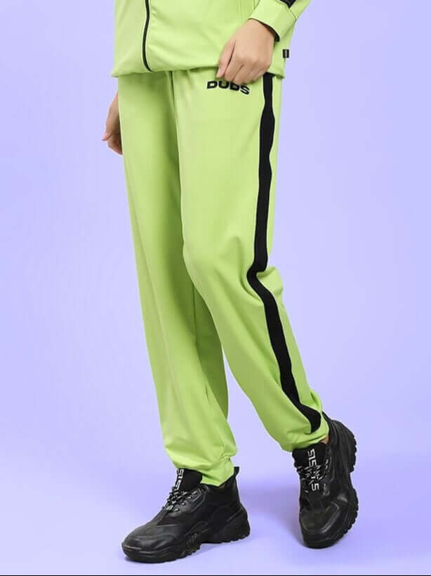 WOMEN HIGH PERFORMANCE RELAXED FIT JOGGER NEON GREEN - JOGGER