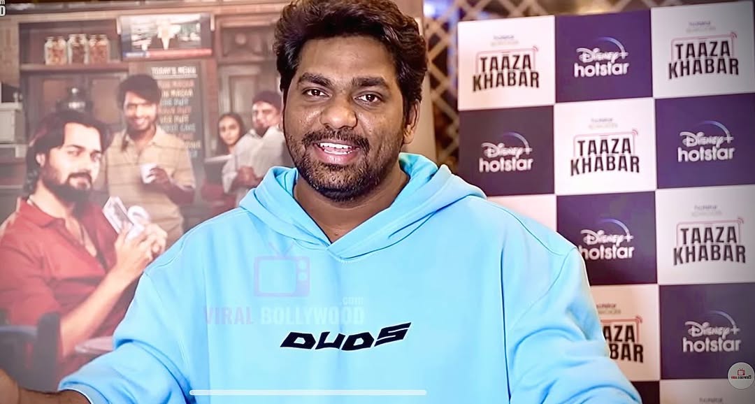 Zakir Khan Wore This Hoodie Before Madison Square Garden Wearduds at a promotional event.
