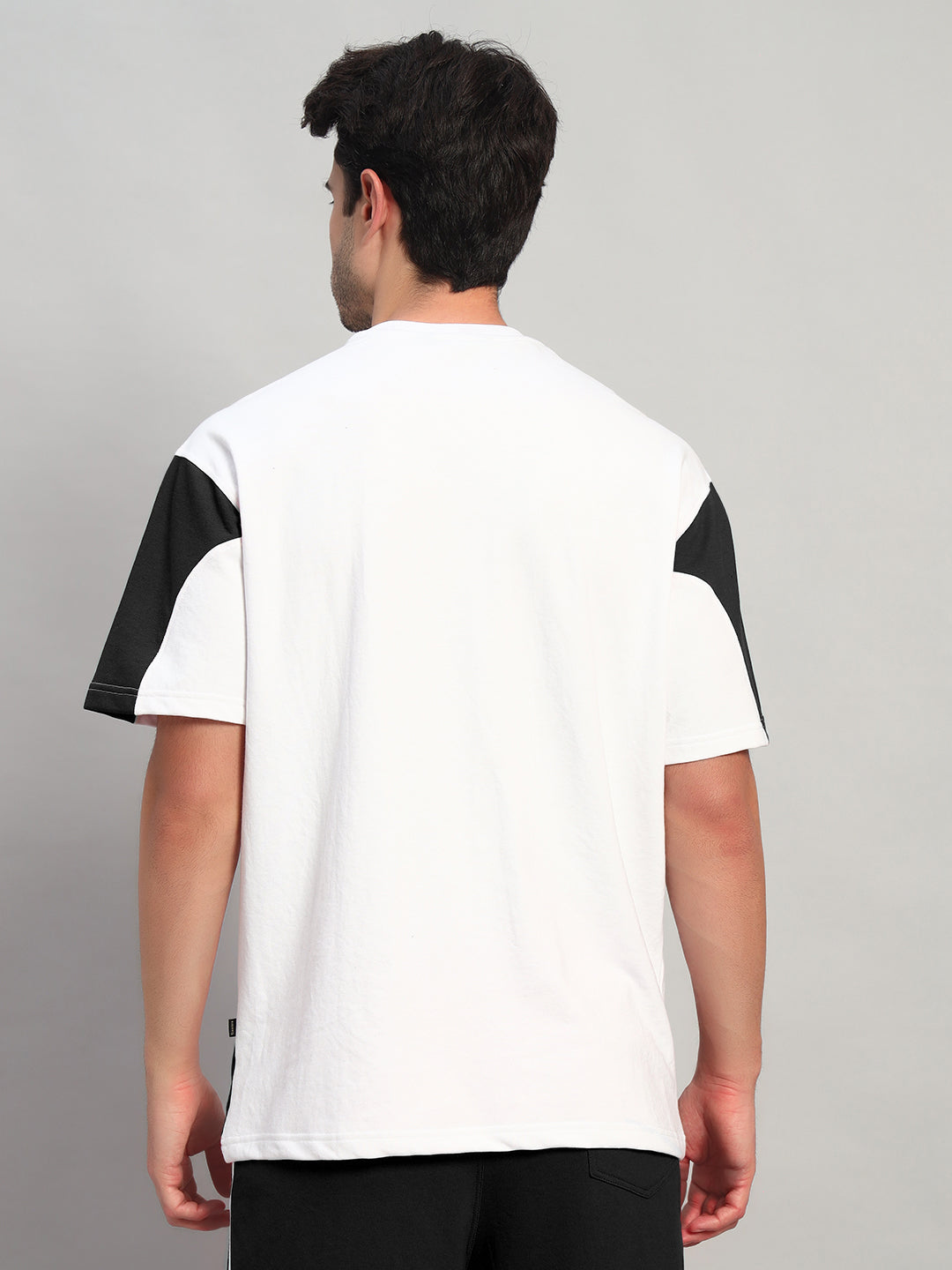 Candor Over-Sized T-Shirt (White Black)