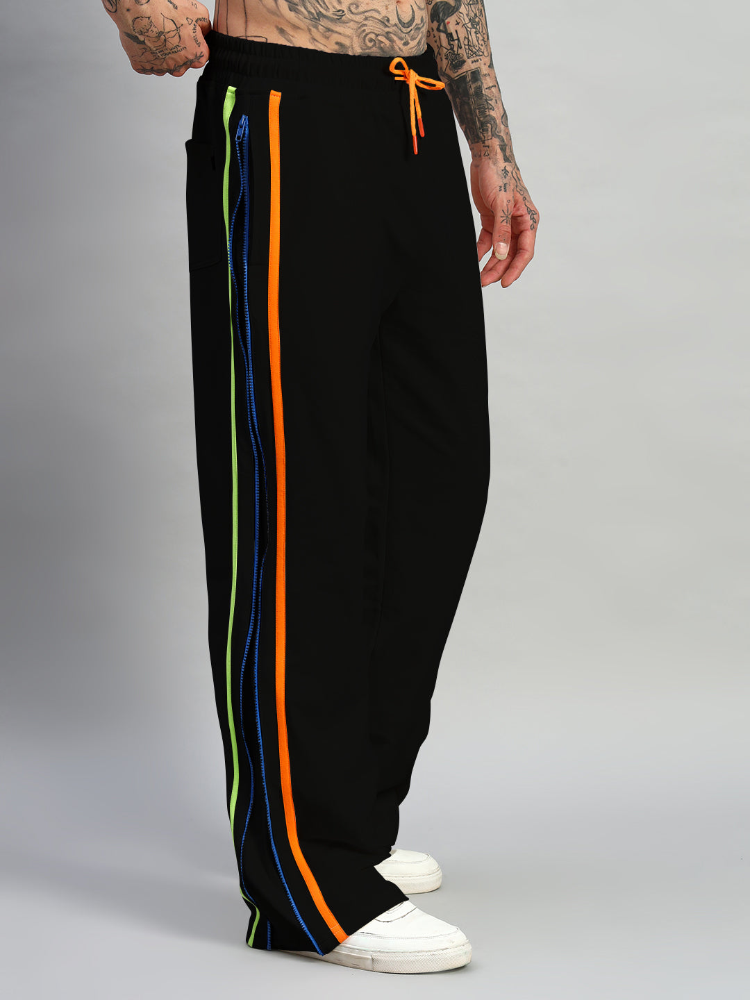 IMPERIAL SIDE ZIPPER JOGGERS (BLACK)
