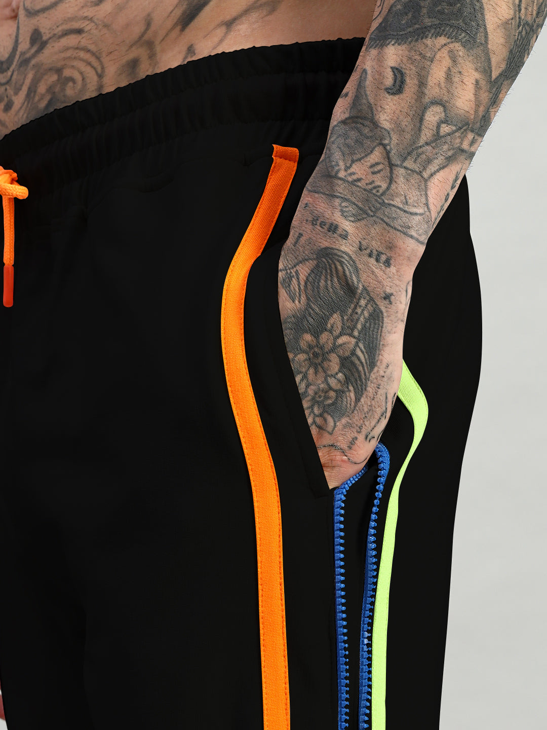 IMPERIAL SIDE ZIPPER JOGGERS (BLACK)