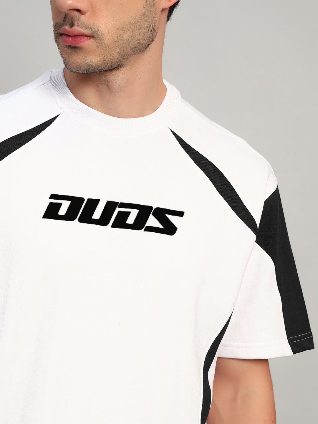 Candor Over-Sized T-Shirt (White Black)