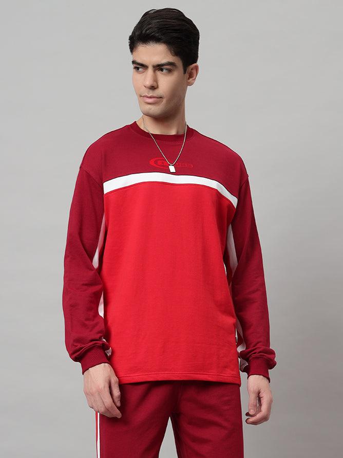 Zest Oversized Sweatshirt (Red)