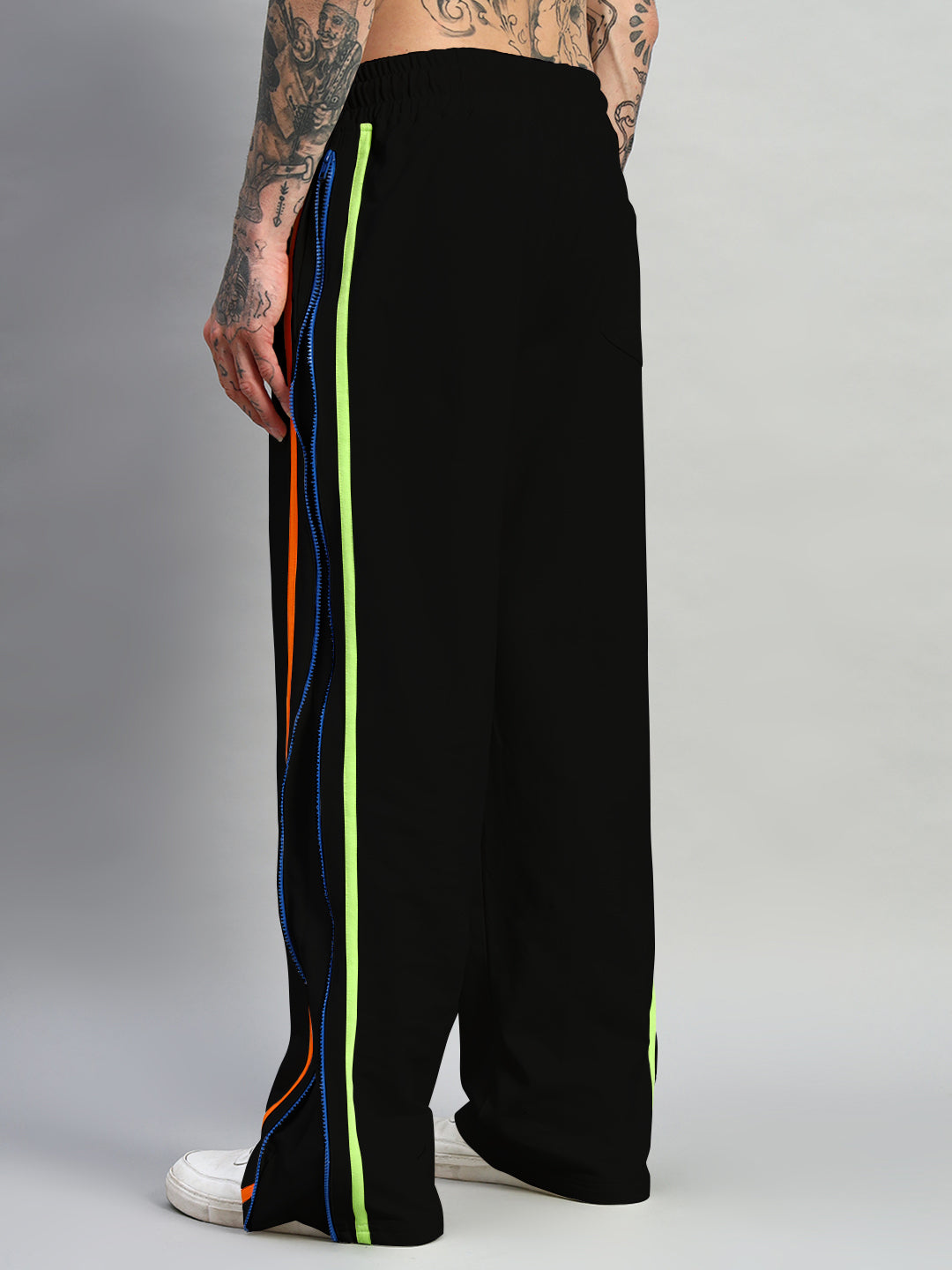 IMPERIAL SIDE ZIPPER JOGGERS (BLACK)
