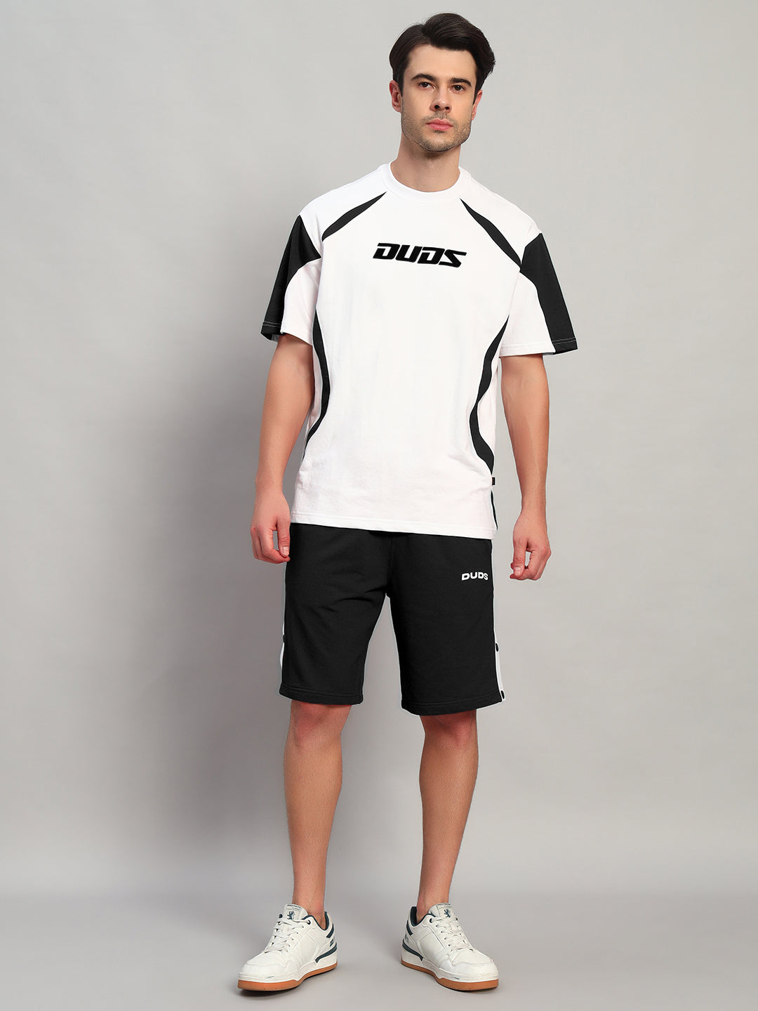 Candor Over-Sized T-Shirt (White Black)