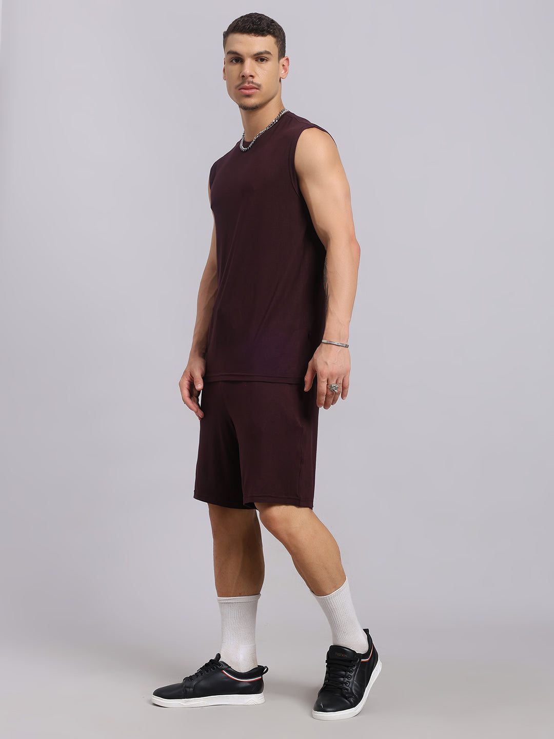STRENGTH FREAK CO-ORD SET (WINE)