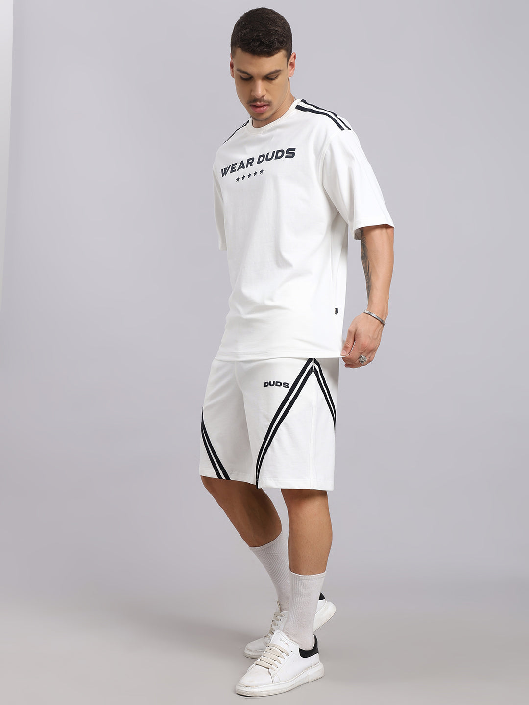 STAR JUMPER SUMMER CO-ORD SET (OFF WHITE)