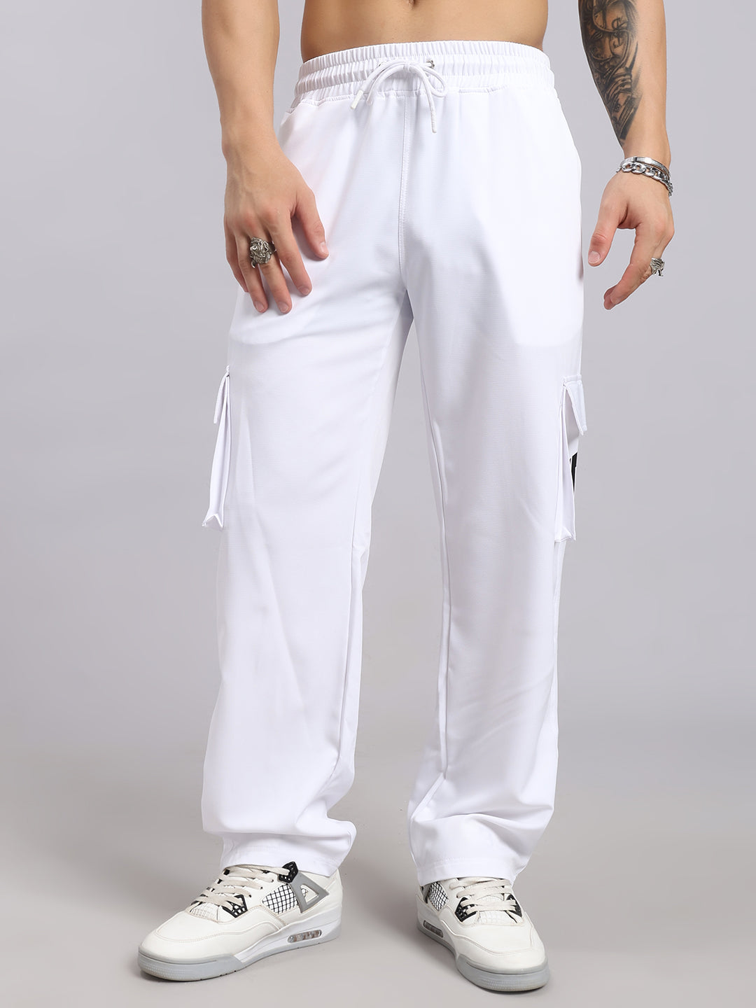 CARMINE RELAXED FIT JOGGER (WHITE)