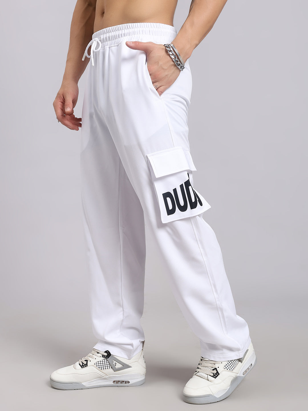 CARMINE RELAXED FIT JOGGER (WHITE)