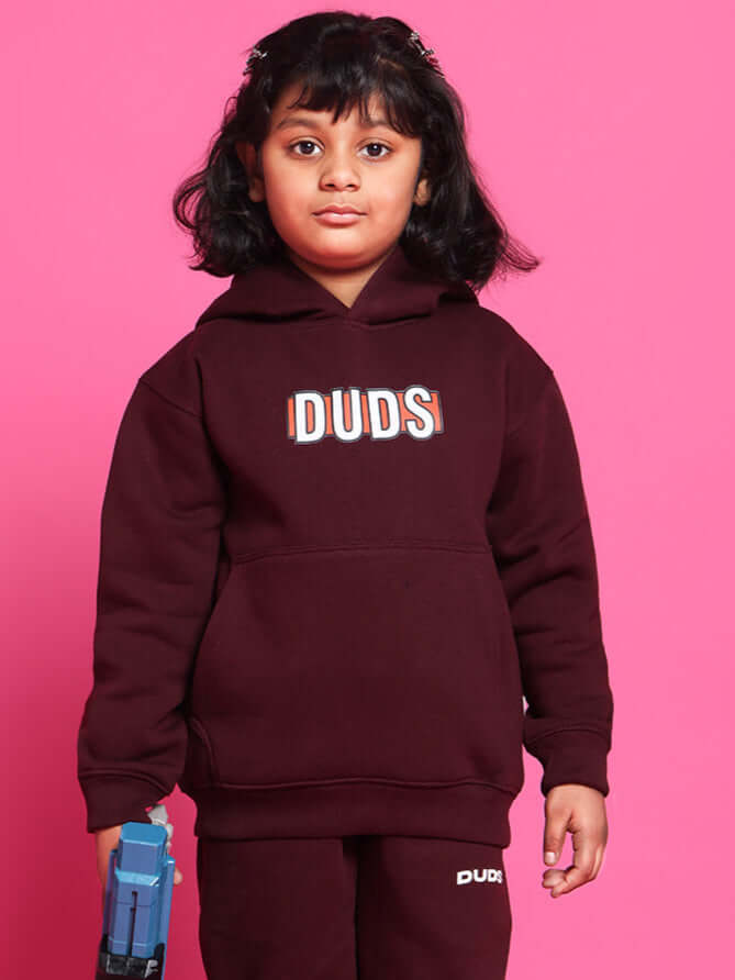 SNOOPY OVERSIZED HOODIE BOYS & GIRLS (WINE)