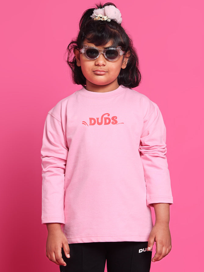 SCOOTER OVERSIZED SWEATSHIRT FOR BOYS & GIRLS (PINK)