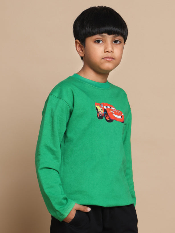 FORMULA 1 OVERSIZED SWEATSHIRT FOR BOYS & GIRLS (GREEN)